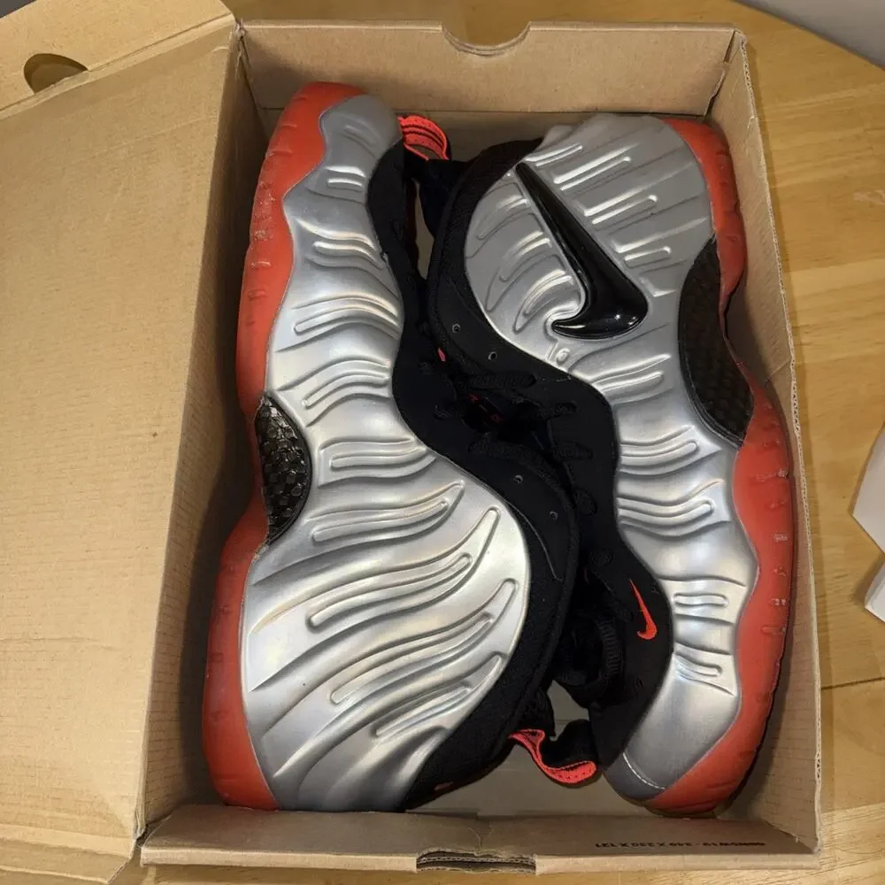 Size 14 - Nike Air Foamposite Pro Crimson Great Condition OG Box 2012
